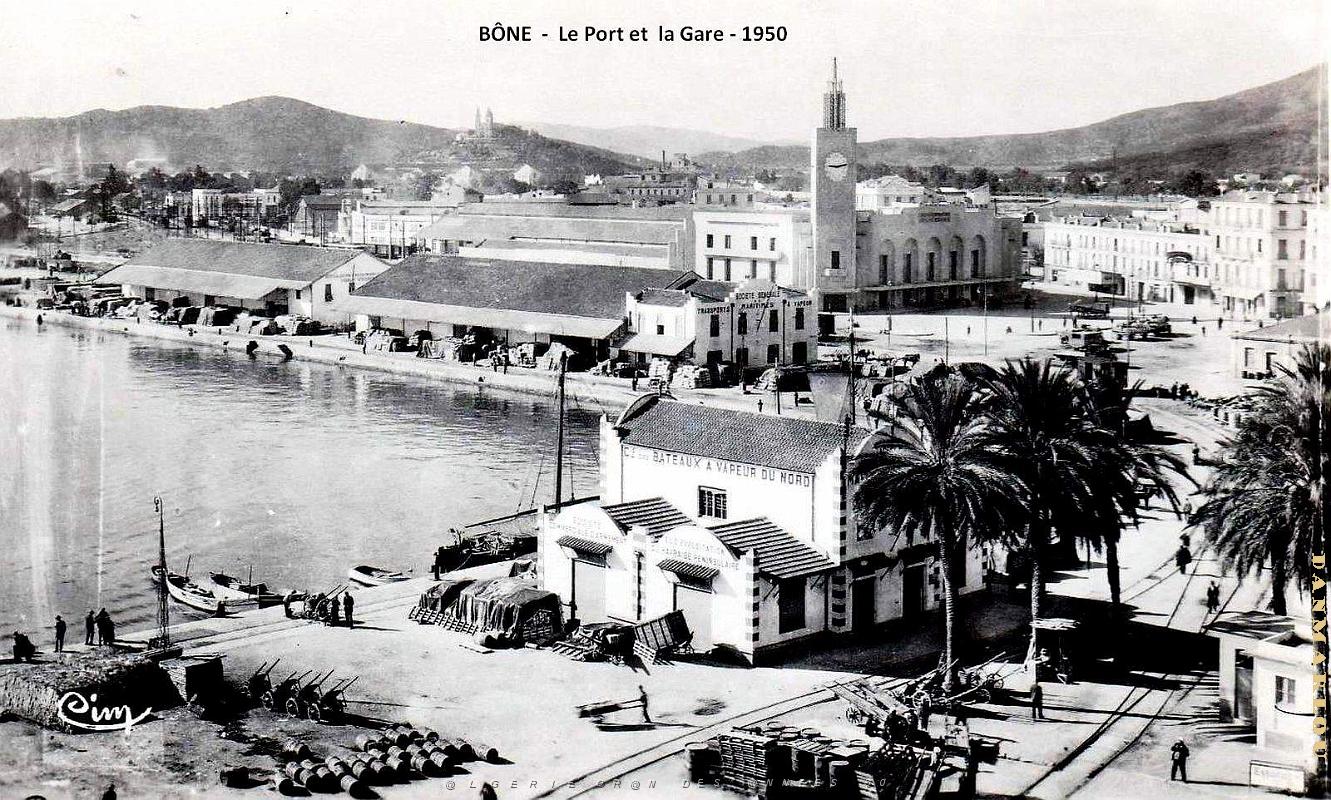 Bone - Port et Gare - 1950.jpg
